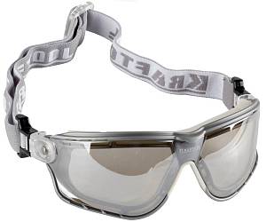 KRAFTOOL SG-5F Прозрачные, очки защитные открытого типа, эластичная наголовная лента, непрямая вентиляция. 11009