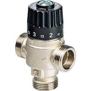 SVM-0025-186520 STOUT Термостатический смесительный клапан для систем отопления и ГВС 3/4&quot; НР 30-65°С KV 1,8