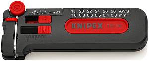 Мини-стриппер для тонких медных кабелей, Ø 0.3-1.0 мм AWG 28-18, SB KNIPEX