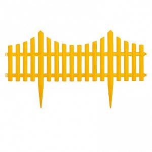 Забор декоративный &quot;Гибкий&quot;, 24 х 300 см, желтый, Россия, Palisad