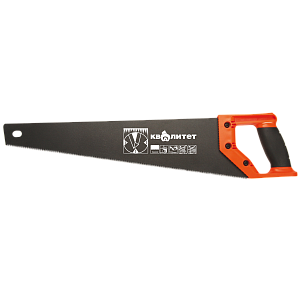 Ножовка по дереву Квалитет тефлоновое покрытие 450 мм НДТ-450 Квалитет (Ручной инструмент)