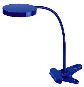 Настольный светильник ЭРА NLED-435-4W-BU светодиодный на прищепке синий