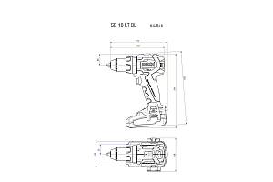 SB 18 LT BL Аккумуляторные ударные дрели Metabo