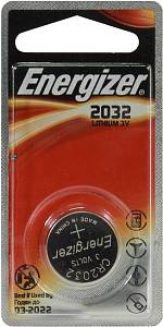 Energizer CR2032 Lithium 3V Элемент питания дисковый литиевый на 3В