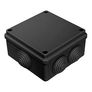 Коробка распред-я для о/п безгалогенная (HF) черная 100х100х50 Промрукав 40-0300-9005
